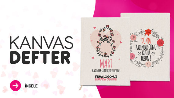 8 Mart Kadınlar Günü Temalı Defter - istecanta.com