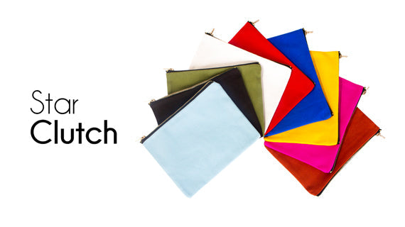 Star Clutch / Renkli El Çantası 21x15 cm - istecanta.com