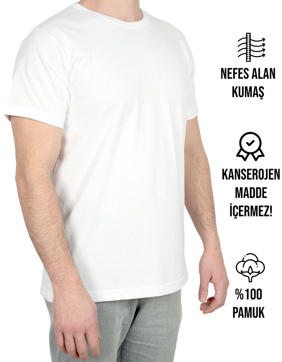 Premium Tişört Beyaz (Özelleştirilebilir) - istecanta.com