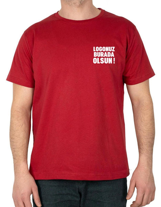 Premium Tişört Bordo (Özelleştirilebilir) - istecanta.com