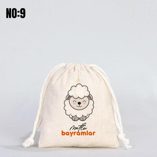 Kurban Bayramı Bayram Harçlığı Kesesi - 10x13 cm - No:9 - istecanta.com