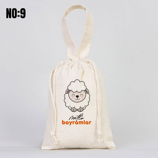 Bayram Harçlık Kesesi - Tek Tutma Kısa Kulp, 15,5 x 20 cm - No:9 - istecanta.com