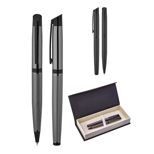 Metal Roller ve Tükenmez Kalem Hediye Seti 1111-RT