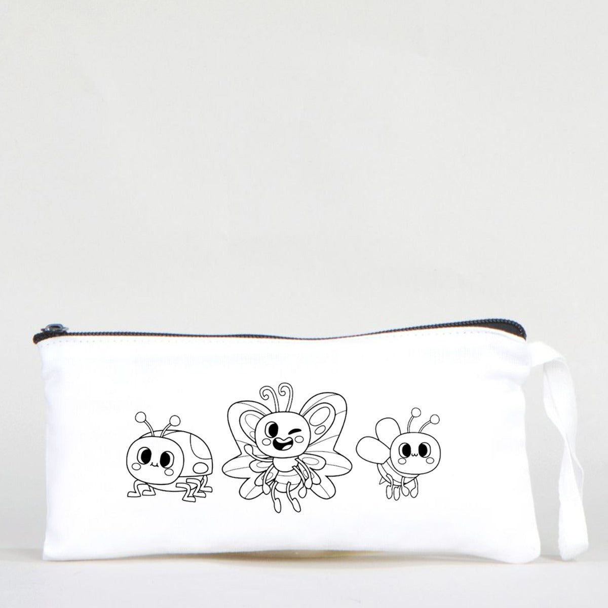 Boyanabilir Bez Kalemlik - Renkli Uçan Kanatlar - istecanta.com