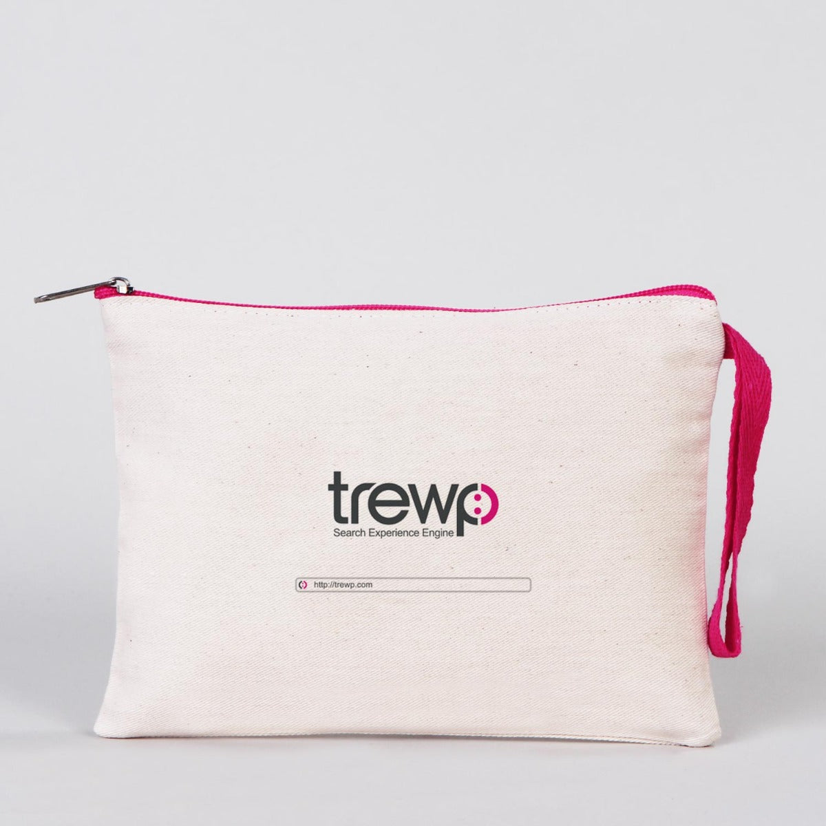 Clutch 21x15 cm Fuşya Fermuar (Özelleştirilebilir) - istecanta.com