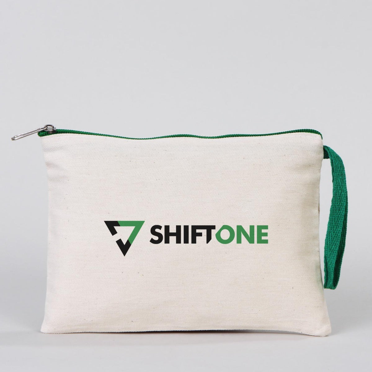 Clutch 21x15 cm Yeşil Fermuar (Özelleştirilebilir) - istecanta.com