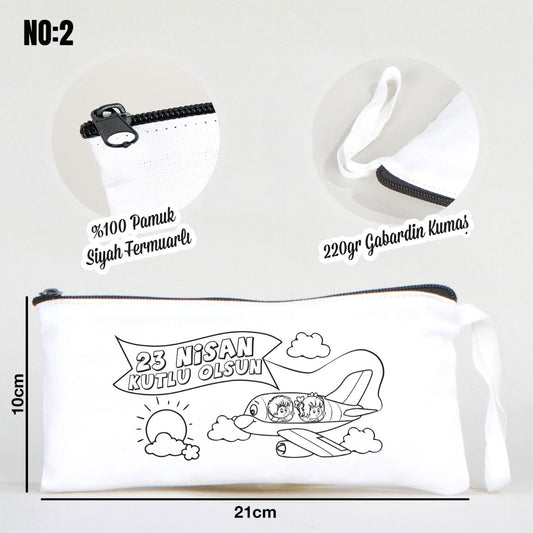 Boyanabilir 23 Nisan Beyaz Kalemlik - istecanta.com