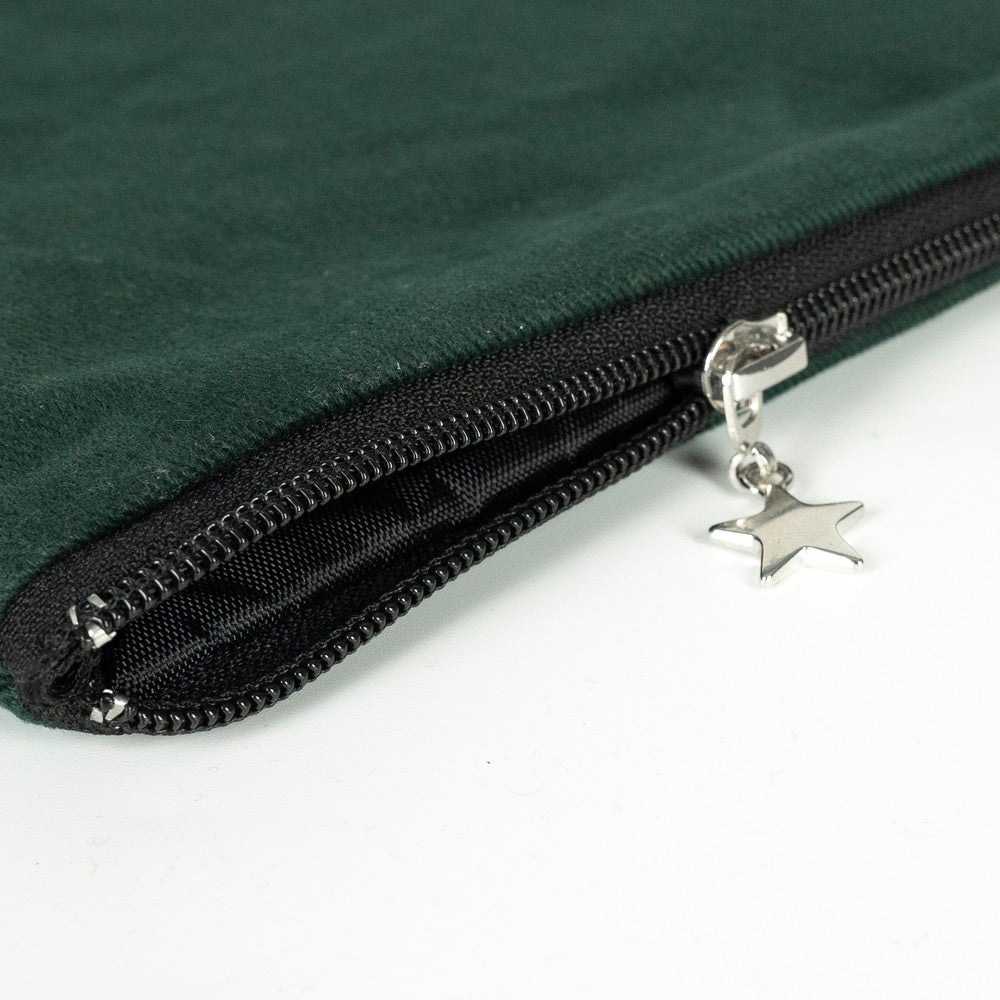 Clutch Çanta Çam Yeşili (25x18 cm) Astarlı - istecanta.com