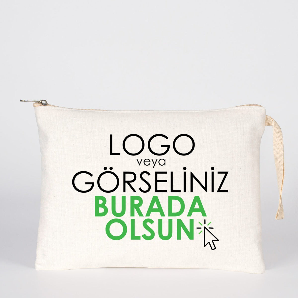 Süblimasyon Ham Bez Clutch - Lamineli 25x18 cm (Özelleştirilebilir) - istecanta.com