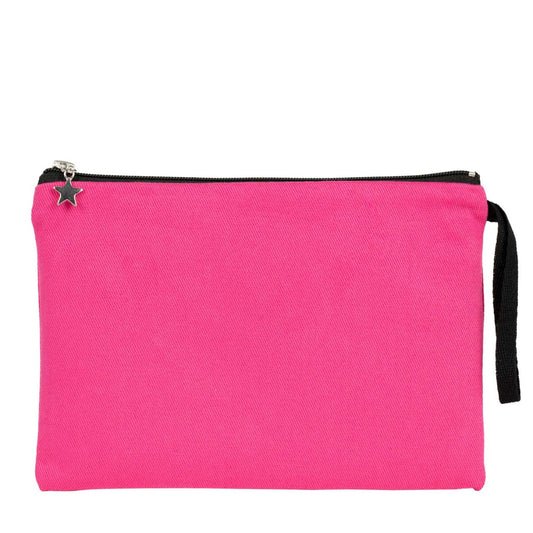 Clutch Çanta Fuşya (25x18 cm) Astarlı - istecanta.com