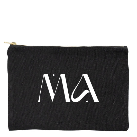 Prime Siyah Clutch - Metal Fermuarlı - 25x18 (özelleştirilebilir)