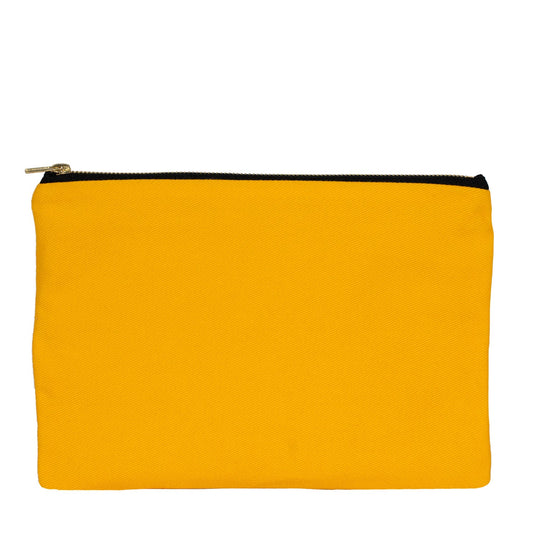 Prime Clutch-Metal Fermuar Çanta (25x18) Sarı