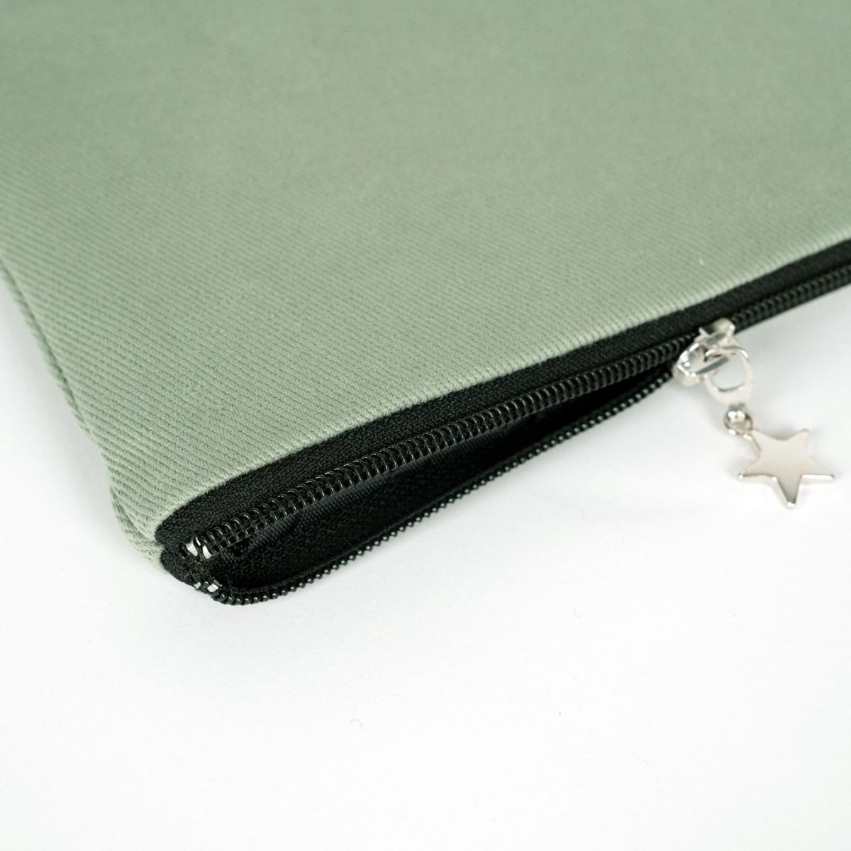 Clutch Kanvas Çanta Mint Yeşili- 25x18 cm Astarlı (Özelleştirilebilir) - istecanta.com