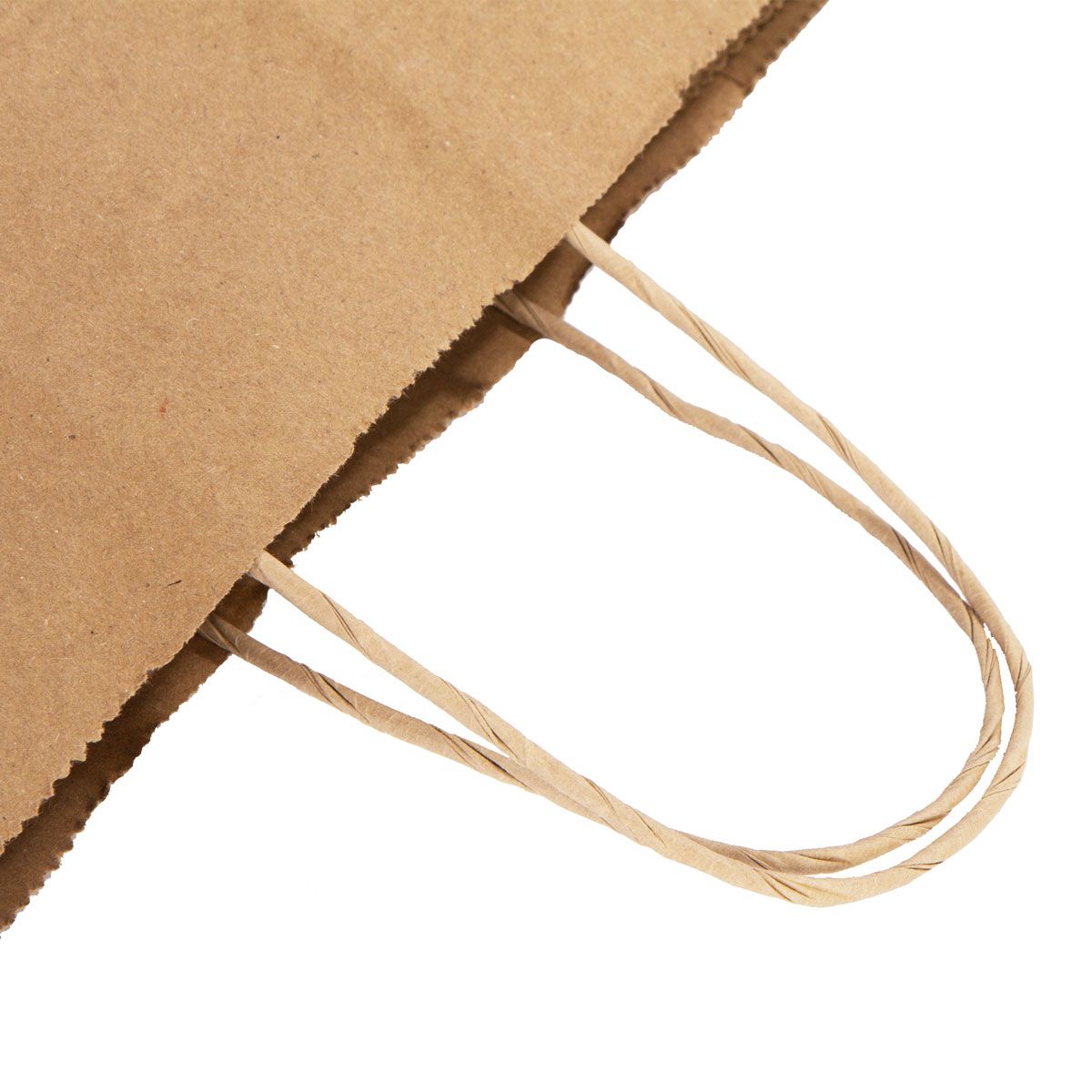 Kraft Kağıt Çanta İçten Burgu Saplı - 27x15x30 cm (Özelleştirilebilir) - istecanta.com