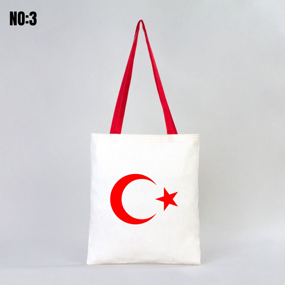 29 Ekim Temalı Bez Çanta, Kırmızı Kulp, 35x40 cm - istecanta.com