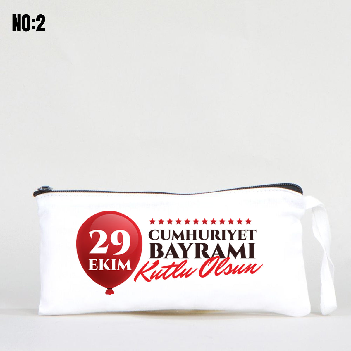 29 Ekim Baskılı Beyaz Kalemlik, 21x10cm - istecanta.com