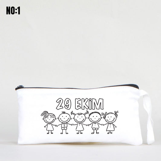 29 Ekim Boyanabilir Bez Kalemlik - istecanta.com