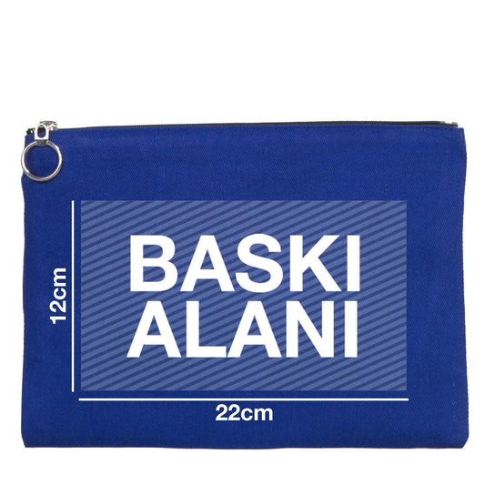İpad Portföy Çanta Mavi (30x21 cm) Astarlı (Özelleştirilebilir) - istecanta.com