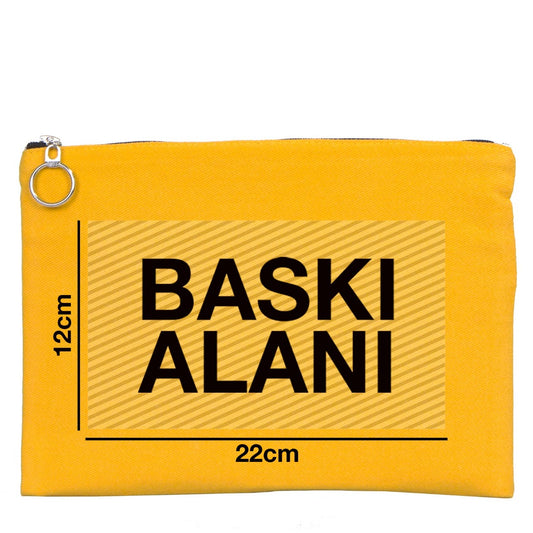 Portföy Çanta Sarı 30x21 cm Astarlı (Özelleştirilebilir) - istecanta.com