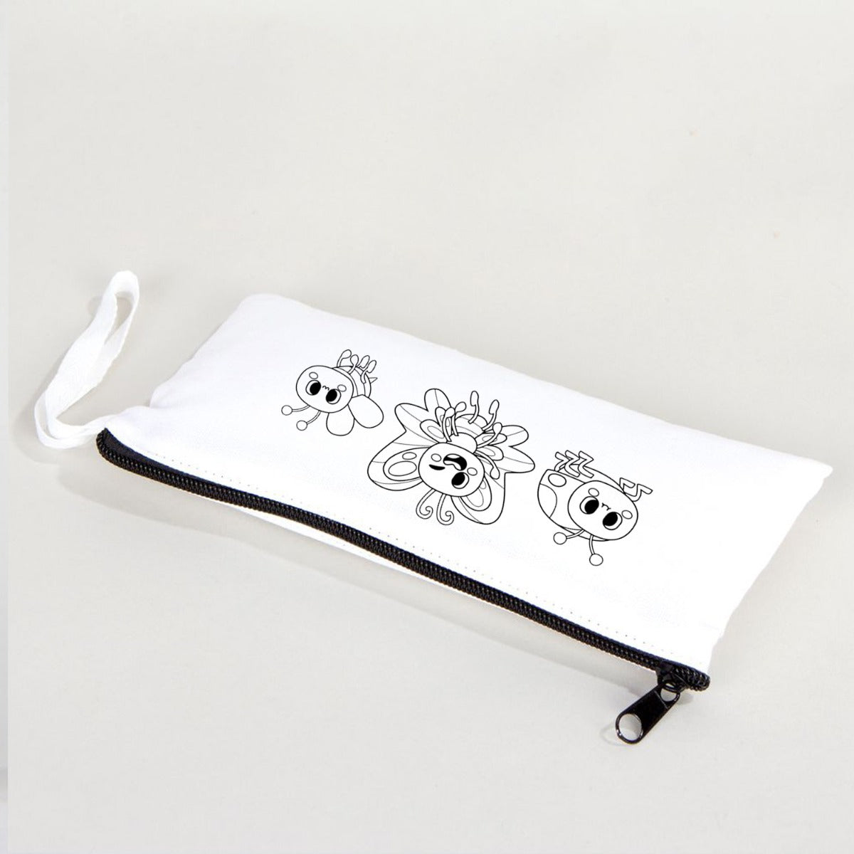 Boyanabilir Bez Kalemlik - Renkli Uçan Kanatlar - istecanta.com