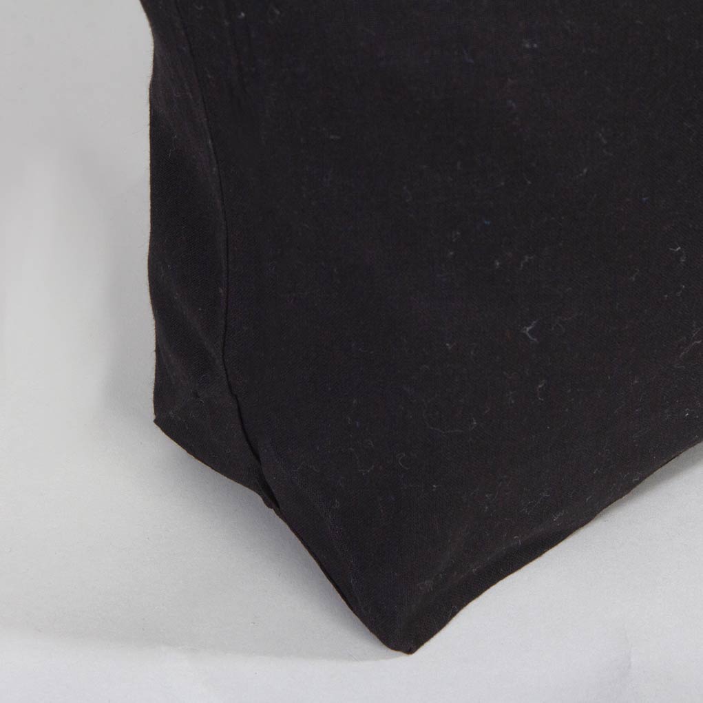 Katlanabilir Alışveriş Çantası - Siyah, 15x13cm Siyah Astarsız Clutch - istecanta.com