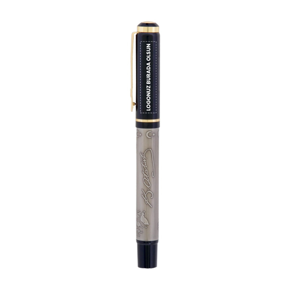 Kabartma Figürlü Metal Roller Kalem-661-R - istecanta.com