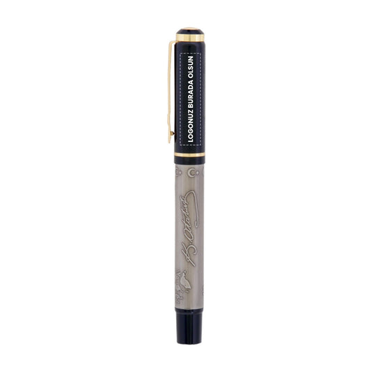 Kabartma Figürlü Metal Roller Kalem-661-R - istecanta.com