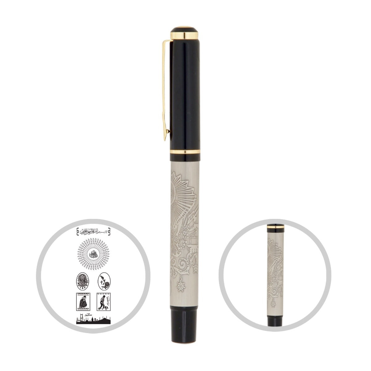 Kabartma Figürlü Metal Roller Kalem-661-R - istecanta.com