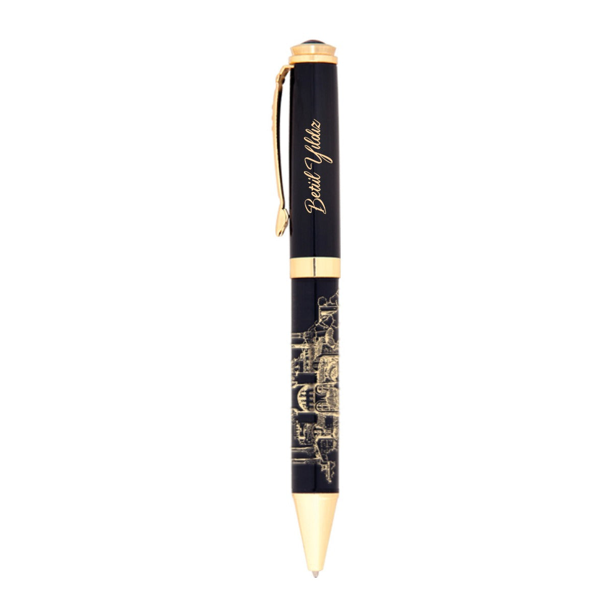 Kabartma Figürlü Metal Tükenmez Kalem-685-T - istecanta.com