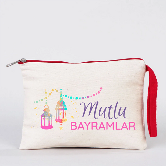 21x15 cm Kırmızı Fermuarlı - Bayram Harçlık Cüzdanı - detay görünüm