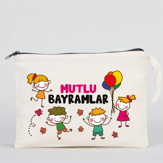 25x18 cm Ham Renk Astarsız Kalemlik - Harçlık & Şeker Cüzdanı - detay görünüm