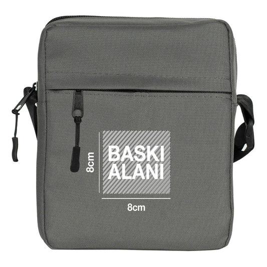 Active Omuz Çantası - Koyu Gri 16x20x8 cm (Özelleştirilebilir) - istecanta.com