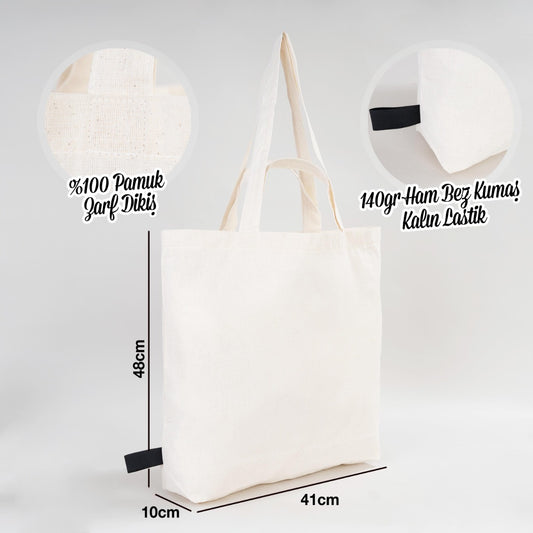 Katlanabilir Alışveriş Çantası - Pratik - 48x41x10 cm - istecanta.com