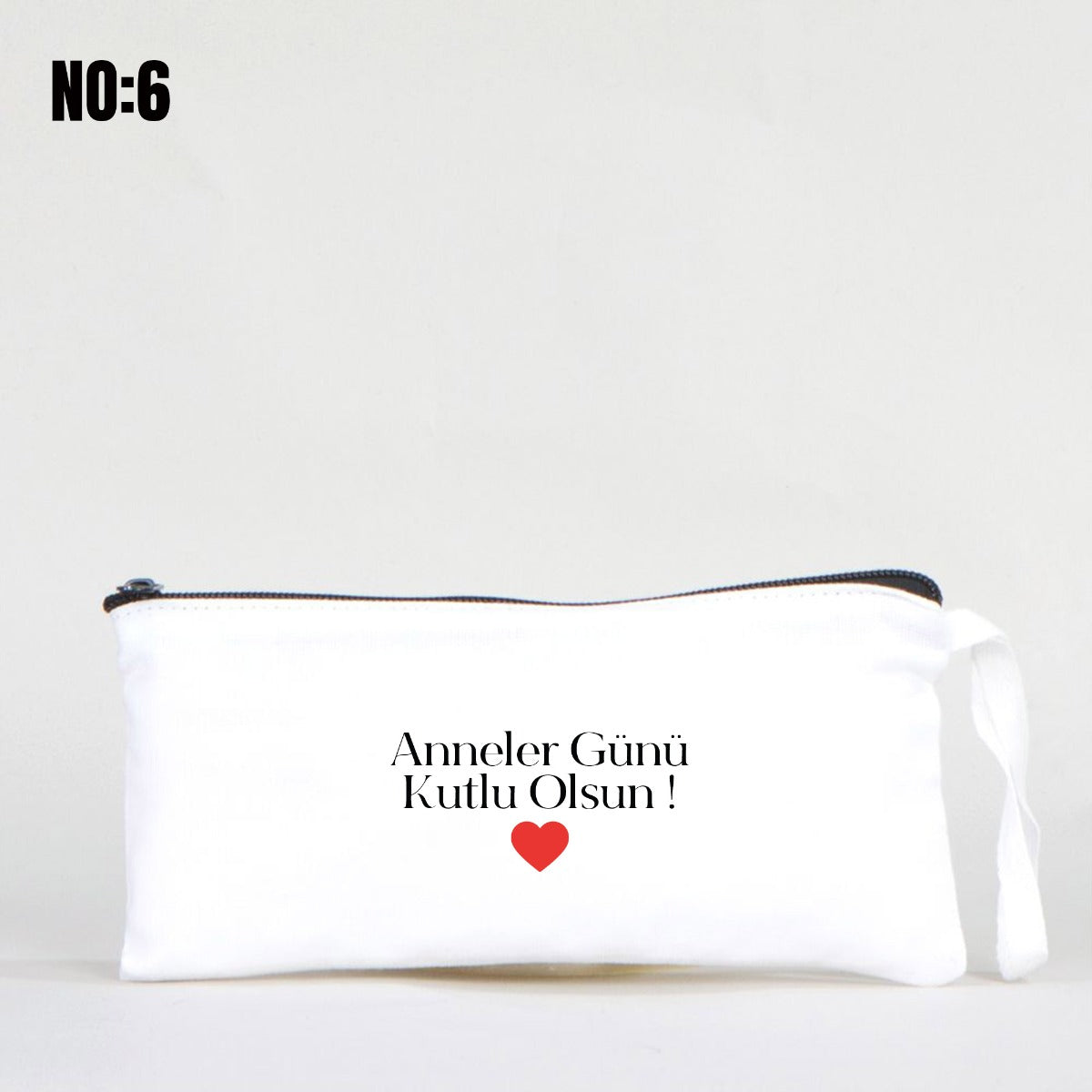 Bez Kalemlik Beyaz 21x10 cm - Anneler Günü Özel Baskılı - istecanta.com