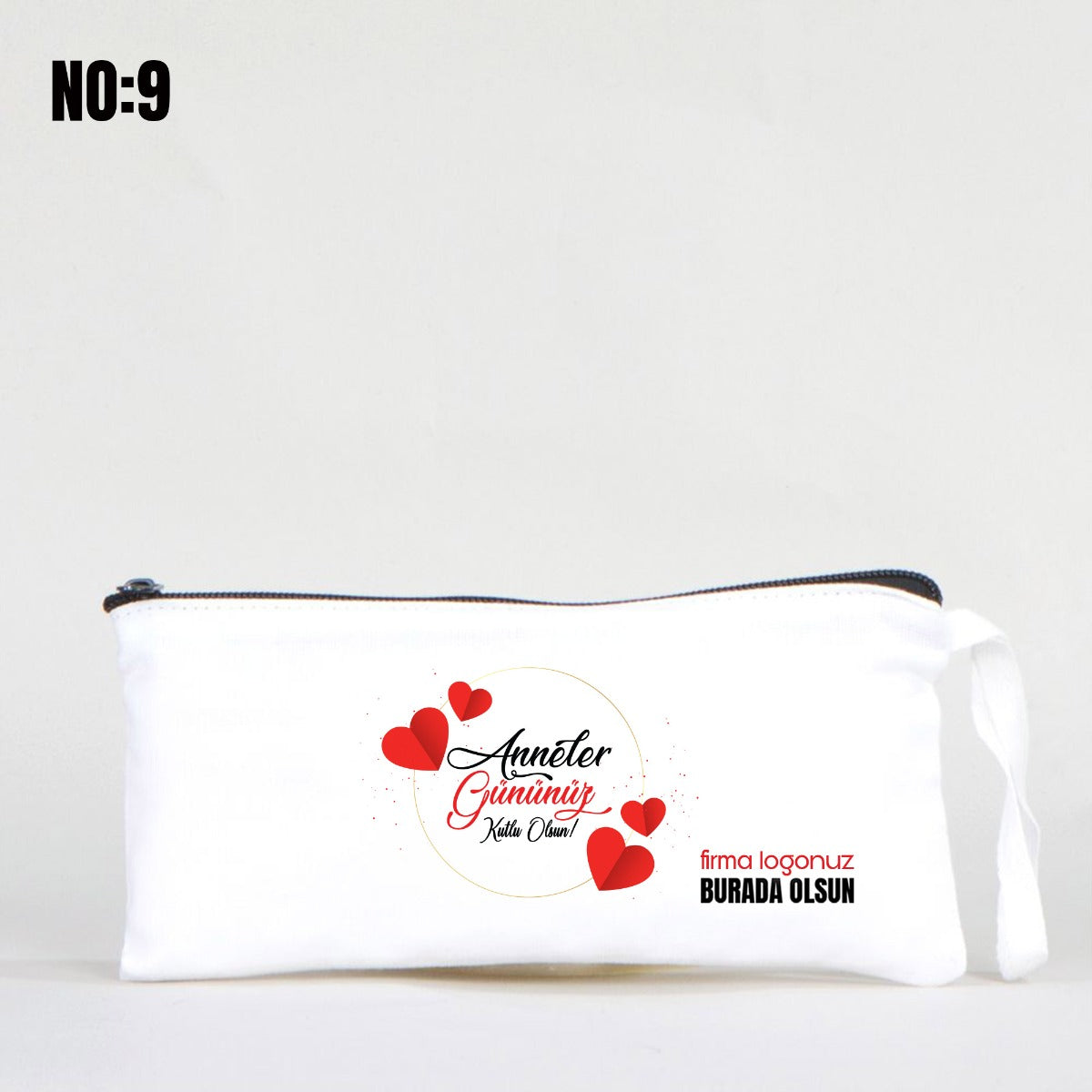 Bez Kalemlik Beyaz 21x10 cm - Anneler Günü Özel Baskılı - istecanta.com