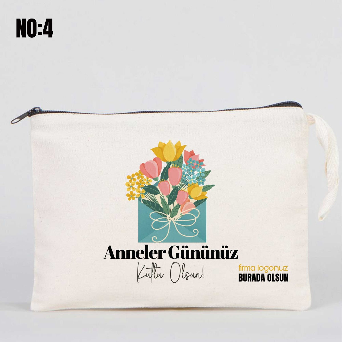 Anneler Günü Clutch Astarsız Çanta 25x18 cm - istecanta.com