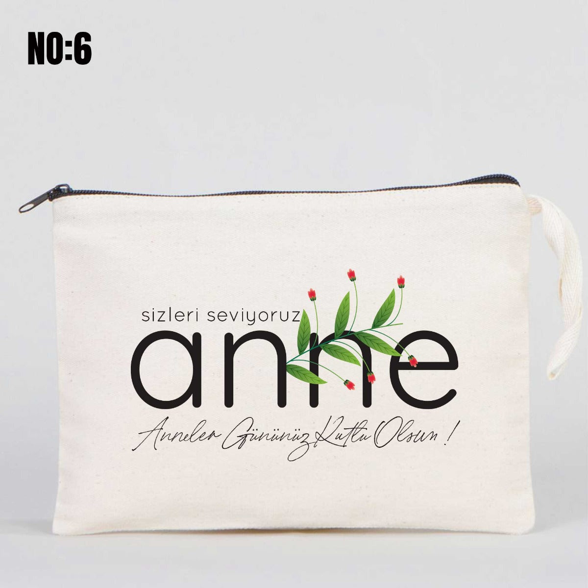 Anneler Günü Clutch Astarsız Çanta 25x18 cm - istecanta.com
