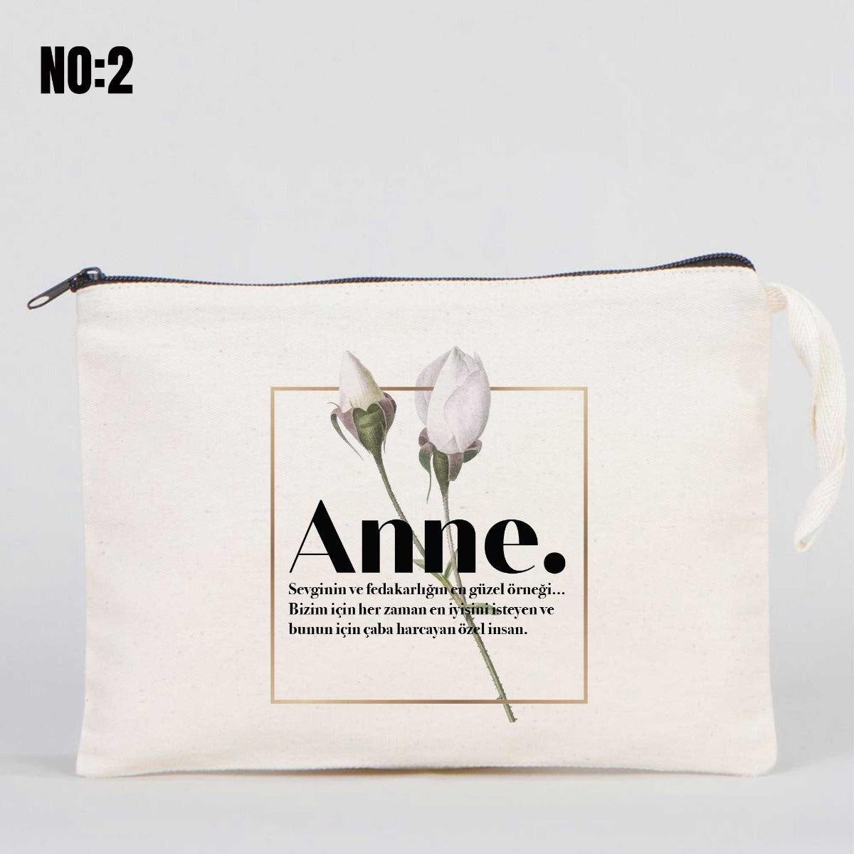 Anneler Günü Clutch Astarsız Çanta 25x18 cm - istecanta.com