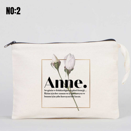 Anneler Günü Clutch Astarsız Çanta 25x18 cm - istecanta.com