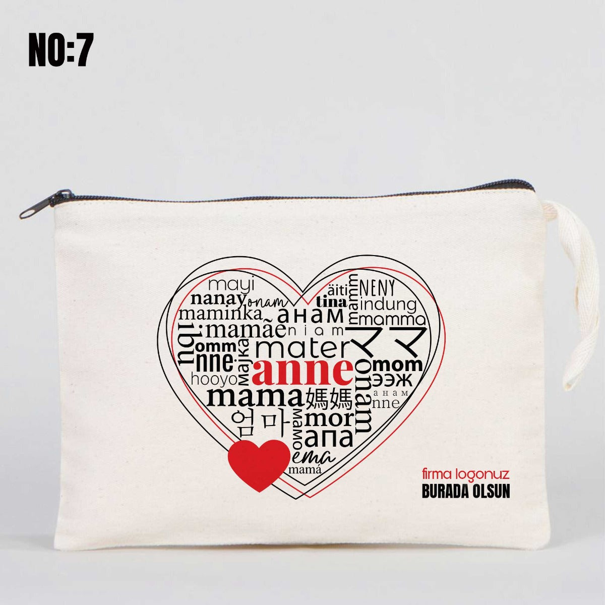 Anneler Günü Clutch Astarsız Çanta 25x18 cm - istecanta.com