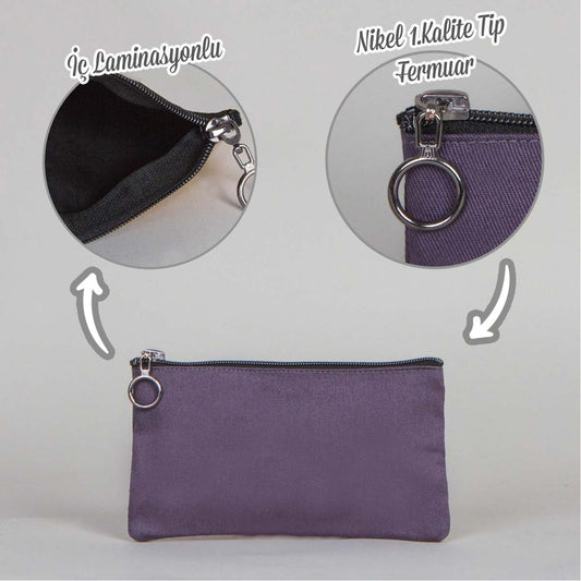 Gala Kalemlik Clutch Antrasit Renk 18x10 cm - istecanta.com
