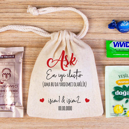 Aşk En İyi İlaçtır - Hangover Kit Kese Modelleri - istecanta.com