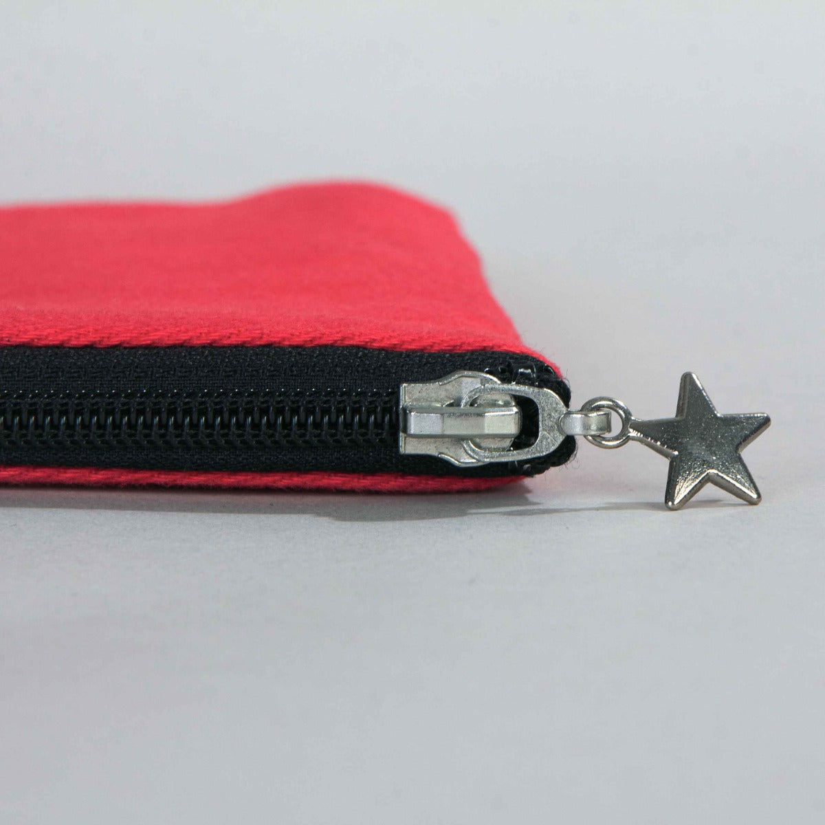 Clutch Kanvas Çanta Kırmızı (25x18) Astarlı - istecanta.com