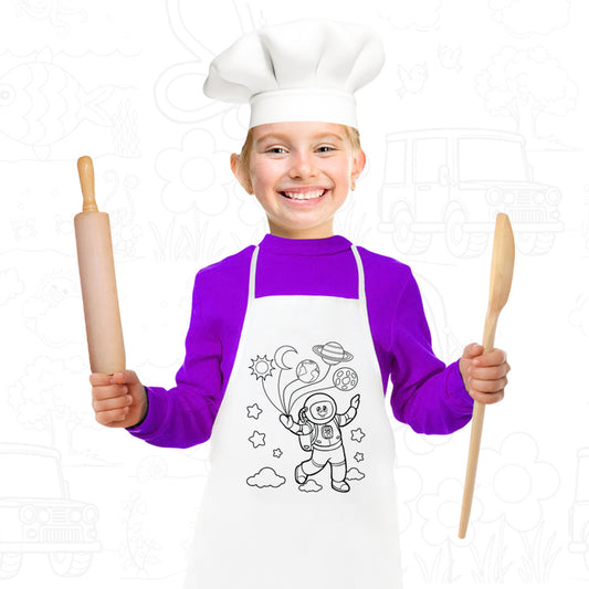 Boyanabilir Önlük - Astronot Dünyası - istecanta.com