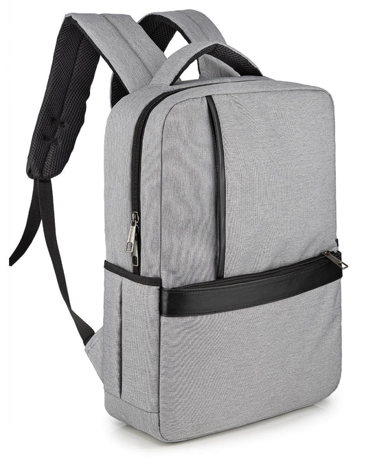 Icon Keten Kumaş Lüks Sırt Çantası Gri-PAM6800 - istecanta.com