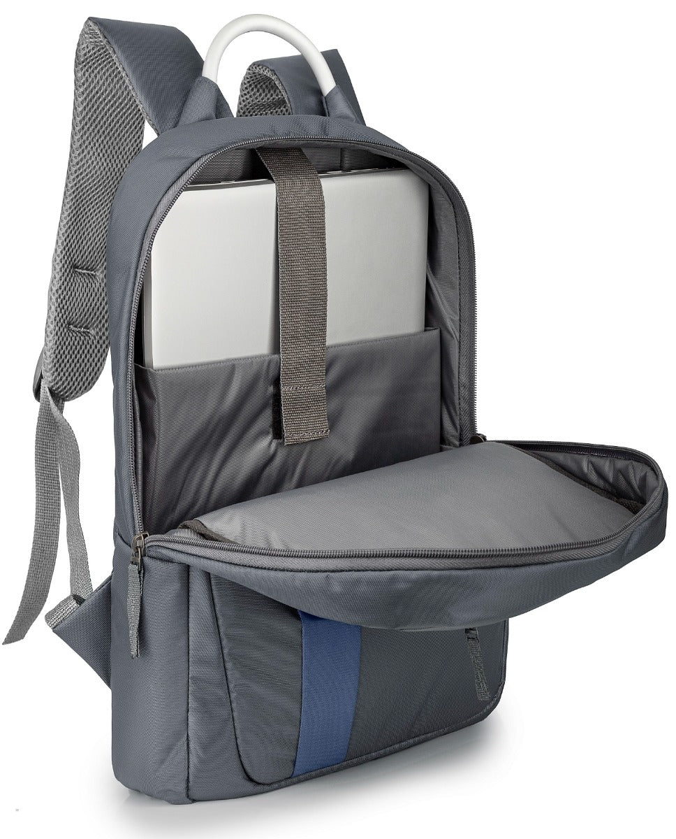 Icon Laptop Bölmeli Sırt Çantası Gri-PAM6990 - istecanta.com