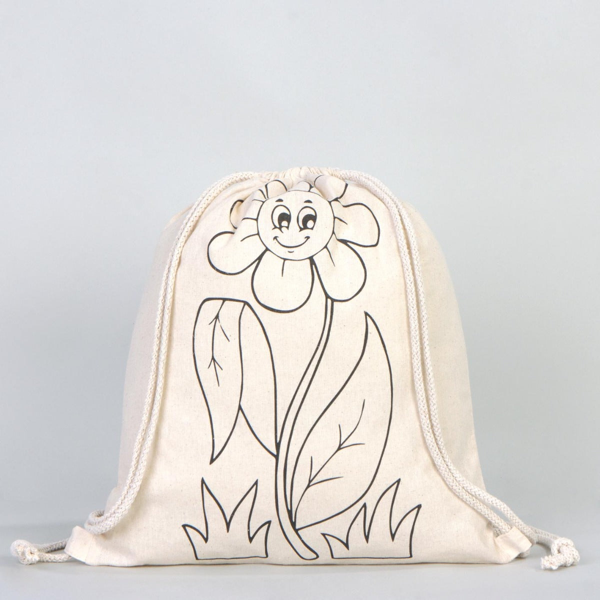 Bammerz Boyanabilir Büzgülü Bez Çanta Ayçicek Çocuk - istecanta.com