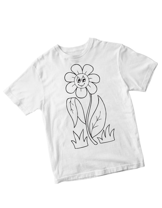 Tişört Boyama - Ayçiçek - istecanta.com