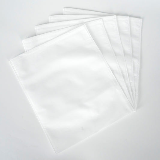 Seyahat Ayakkabı Torbası, Bavul İçi Organizer, Ultrasonik İpli Tela Kese, Beyaz - 32x38cm - istecanta.com