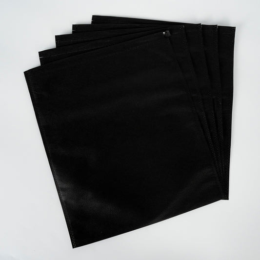 Ultrasonik Tela Kese, Saklama ve Düzenleme Çantası, Çamaşır Düzenleyici - Siyah - 32x38cm - istecanta.com